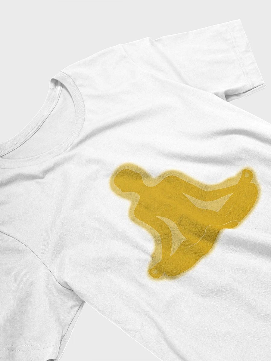 Peace in Practice – Golden Meditation Silhouette Tee | White product image (2)