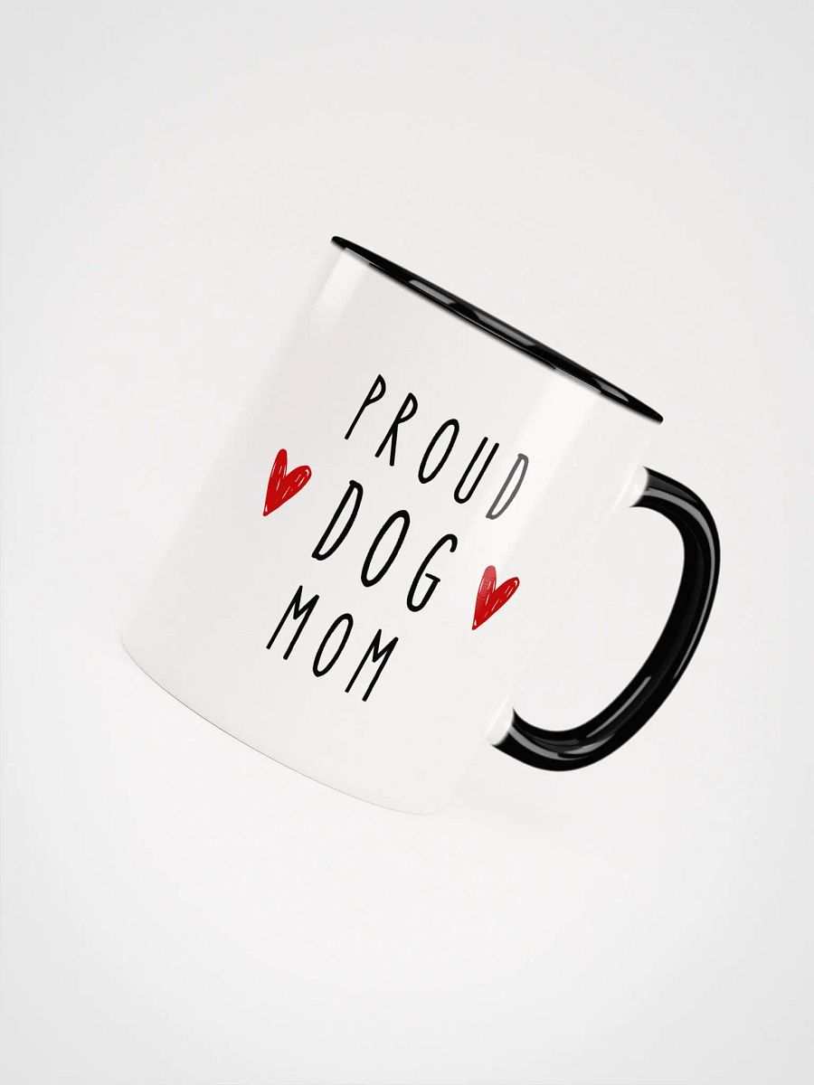 Proud Dog Mom - White Ceramic Mug with color inside product image (33)