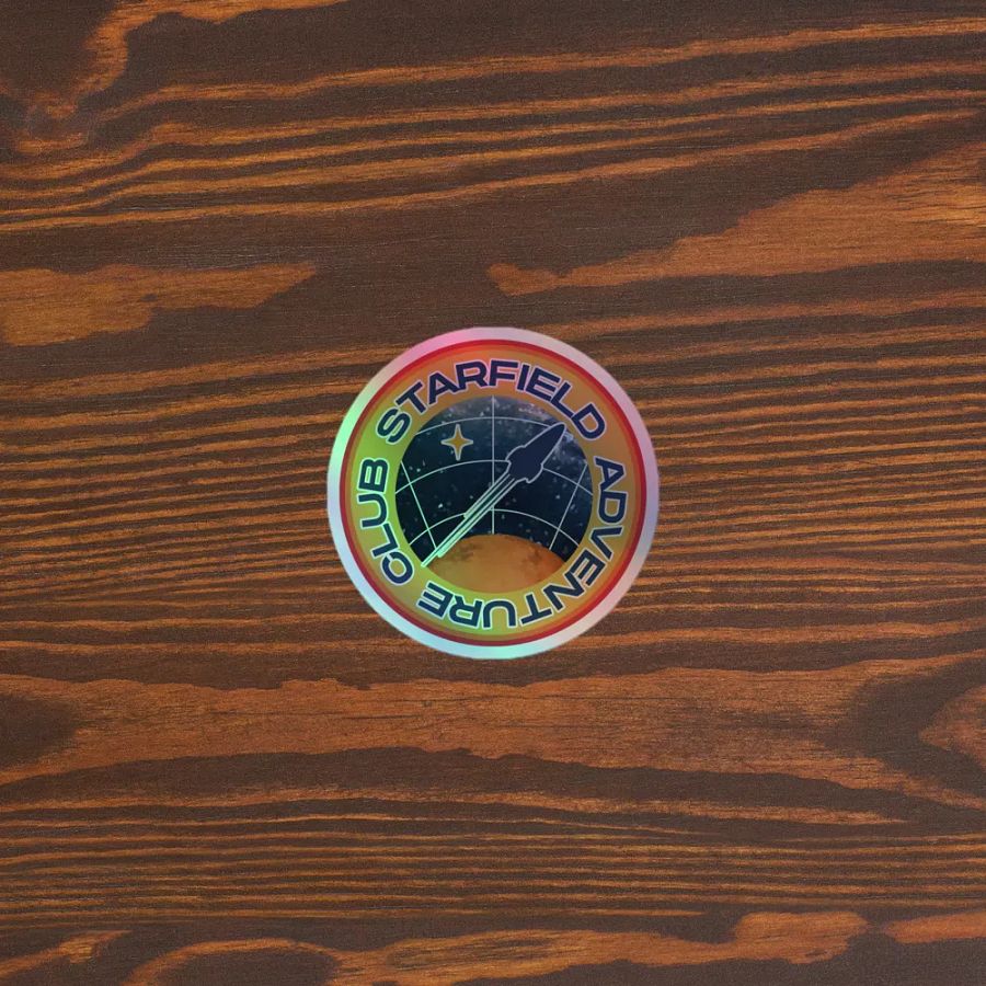 Starfield Adventure Club - Holographic Sticker product image (3)