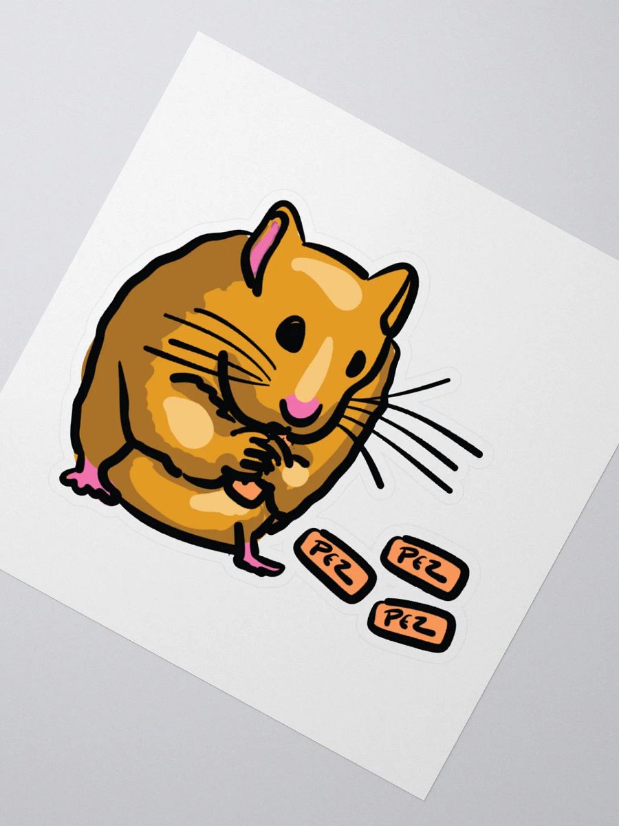 Chubby Hamster Kiss Cut Stickers product image (2)
