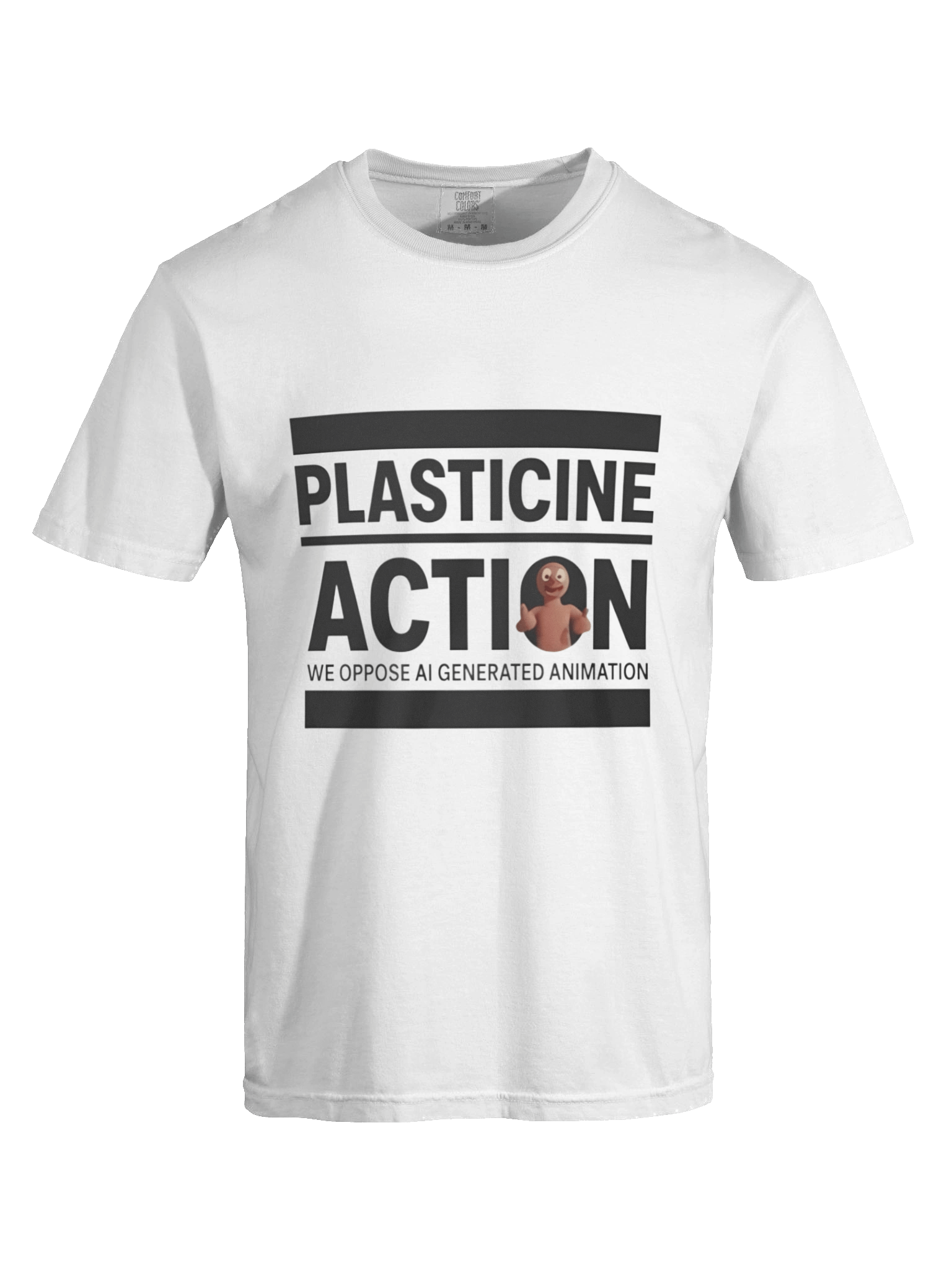Plasticine Action We Oppose Ai Generated Animation Shirt product image (4)