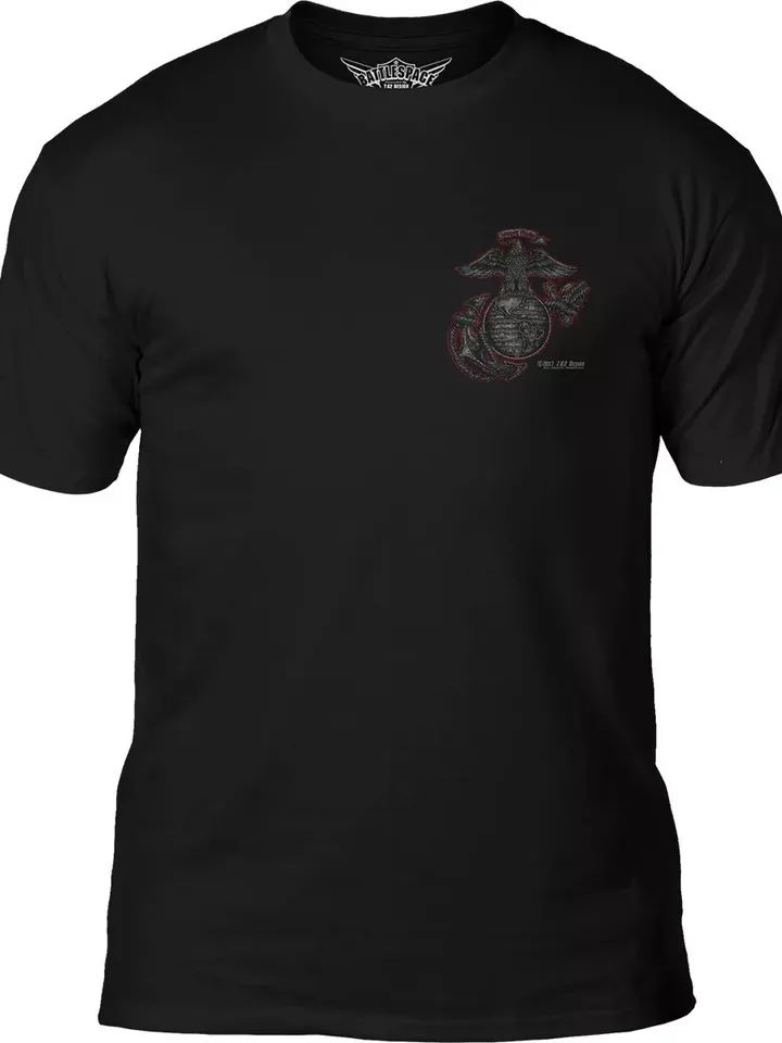 US Marine Rifleman's Creed USMC Shirt- Marine Corps T-Shirt - This is My Rifle product image (2)