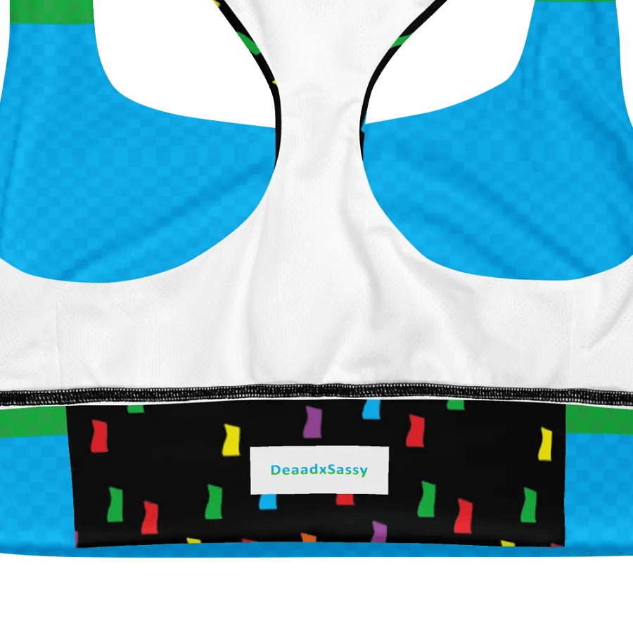 Sports Bra - 8-bit bars and Confetti product image (12)
