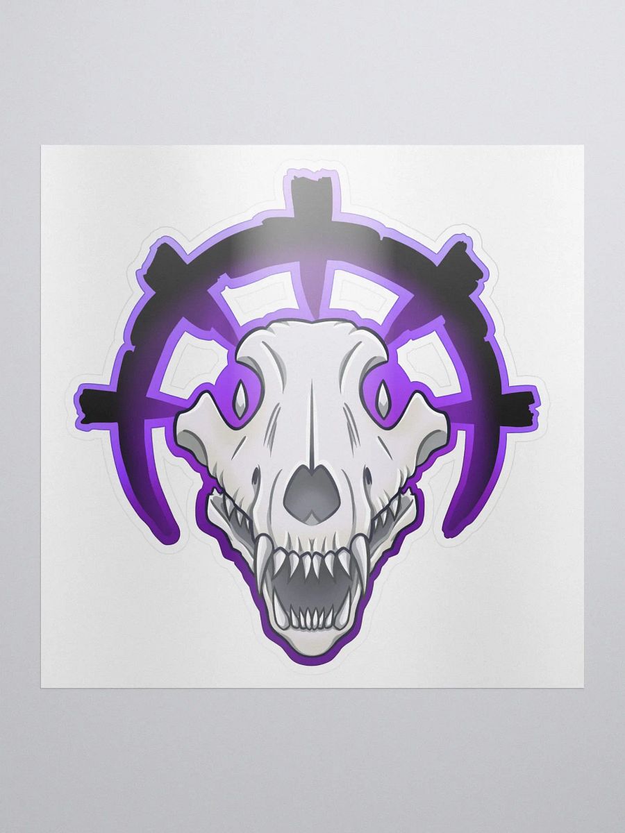 Wolf Skull Sticker product image (1)