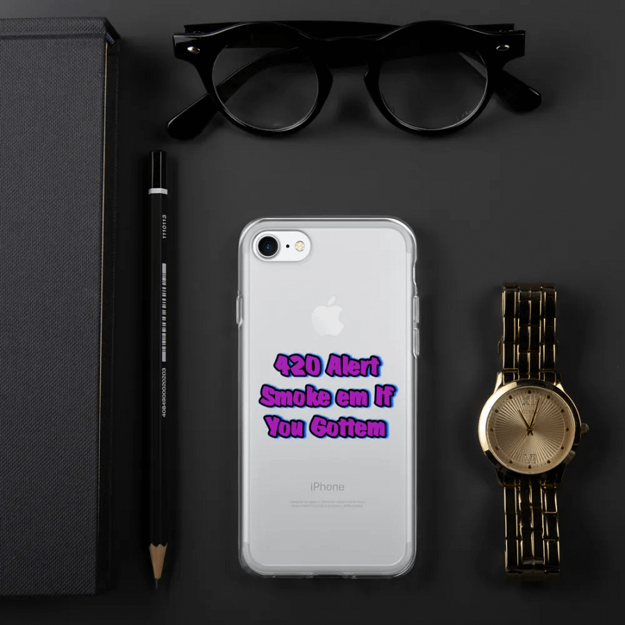 420 Alert Purple Smoke iPhone® Case product image (597)