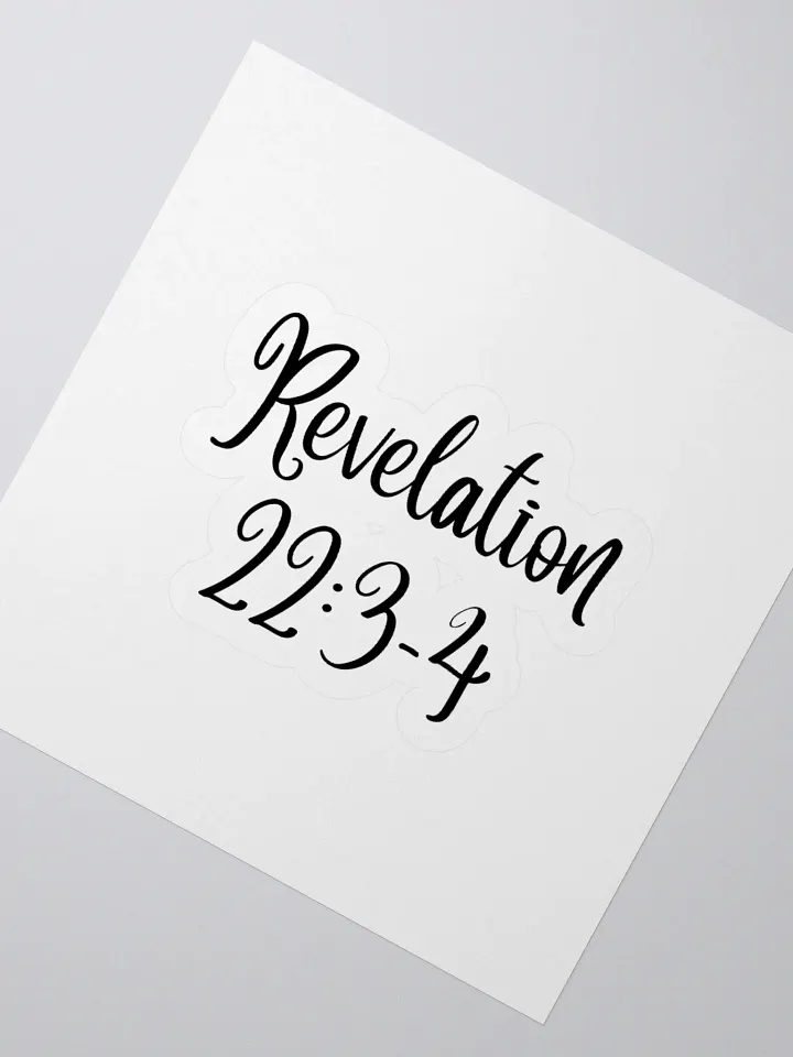 Revelation 22:3-4 product image (4)