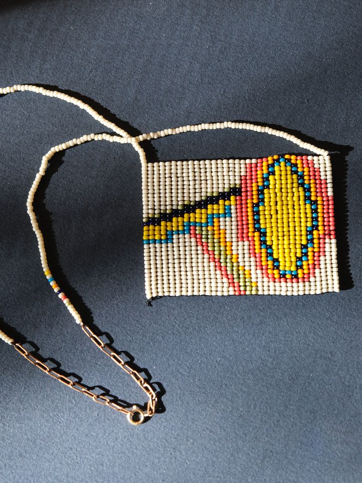 BEAD WEAVE PENDANT product image (1)