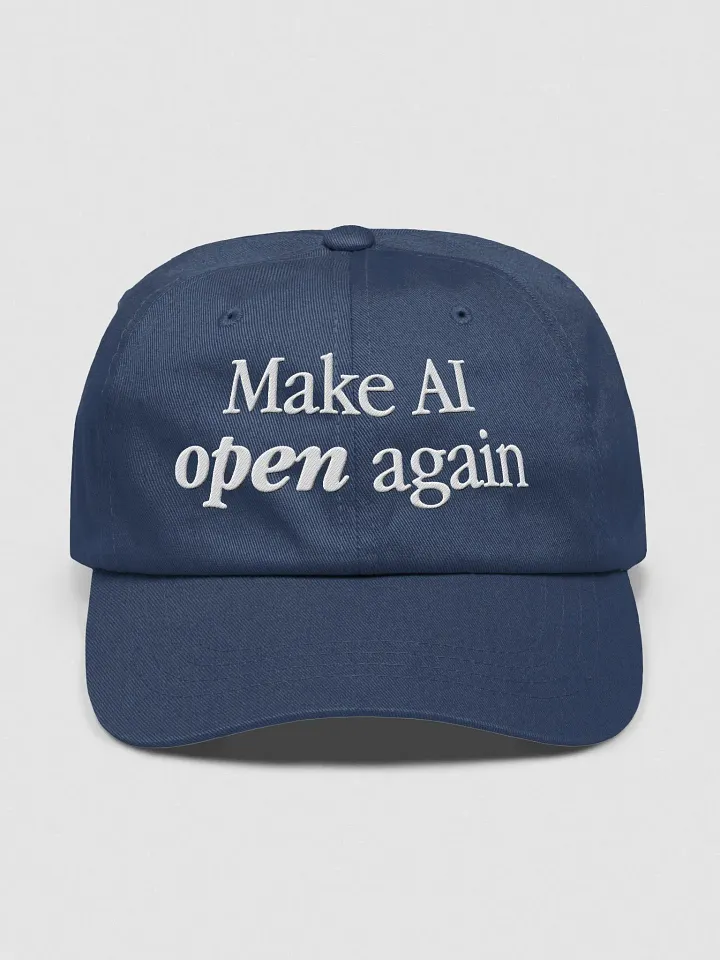 make ai open again cap / hat - 100% cotton product image (4)