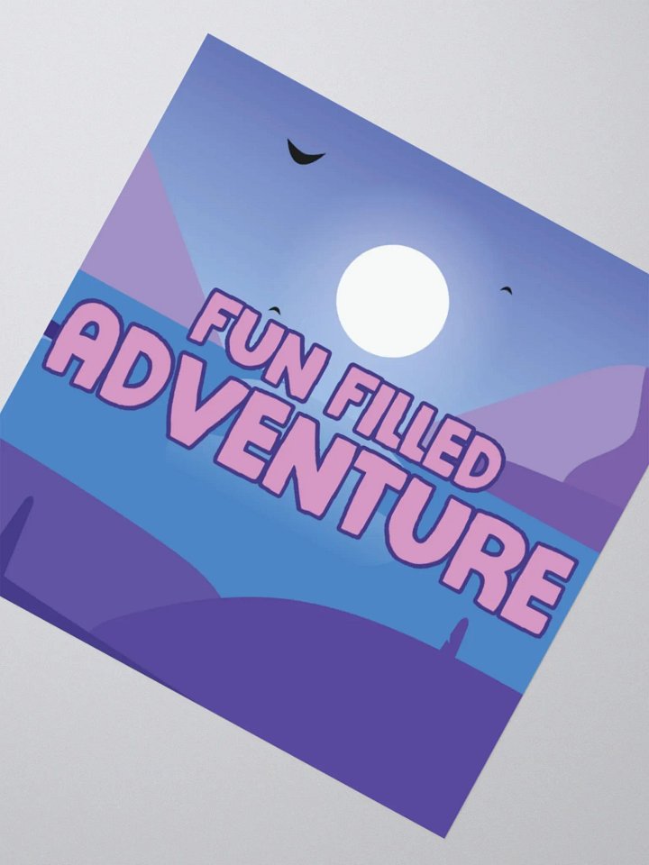 Fun Filled Adventure Emblem Kiss Cut Stickers product image (2)