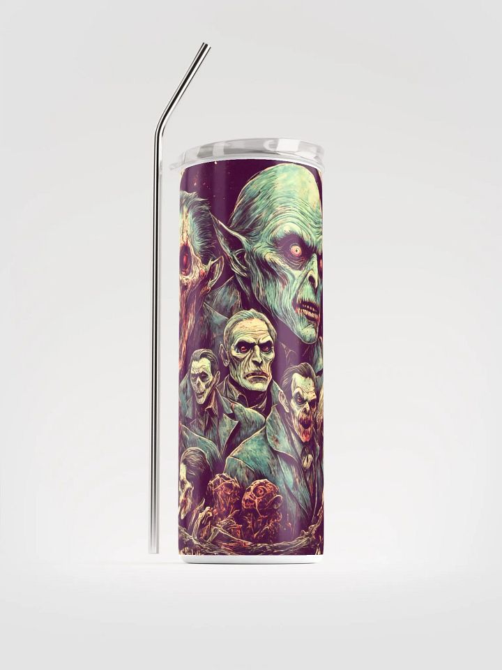 The Monsters in the Night Stainless Steel Tumbler product image (1)