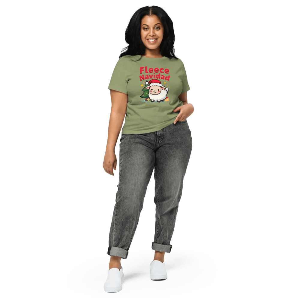 Fleece Navidad High-Waisted Tee product image (33)