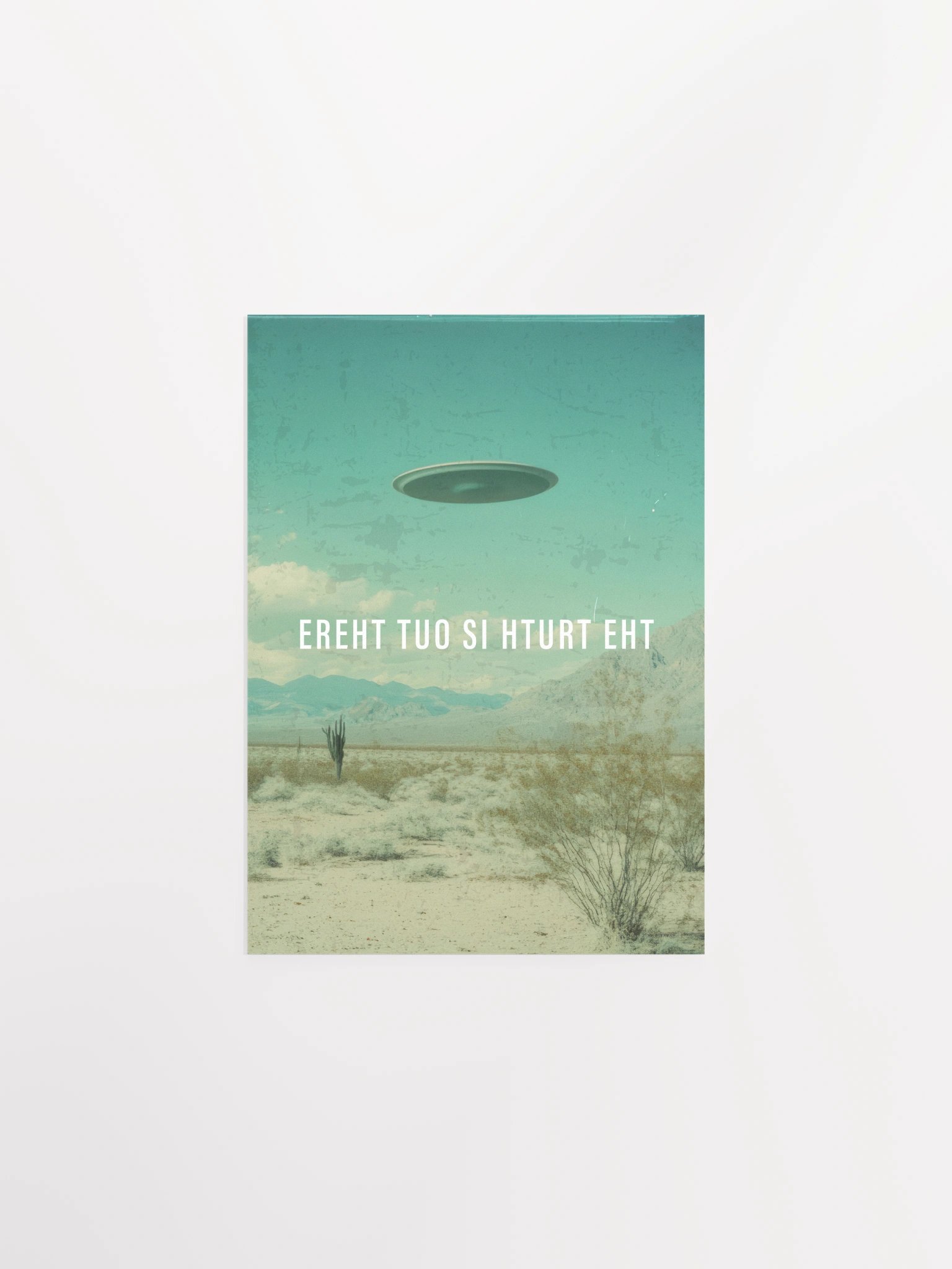 erehT tuO si hturT ehT/The X-Files poster, S09E04 tagline, 2001 — sci-fi poster product image (6)