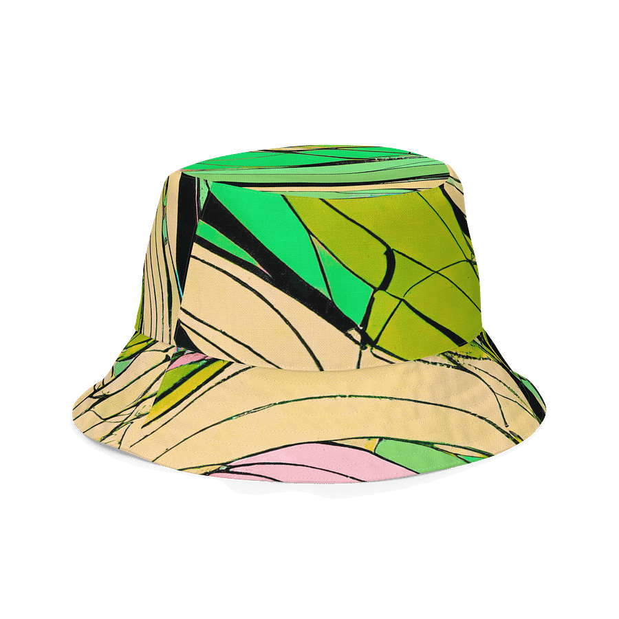 Vibrant Wave All-Over Bucket Hat product image (3)