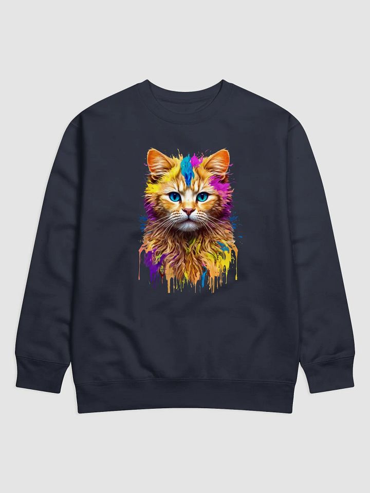 Splatter Cat Sweatshirt product image (2)