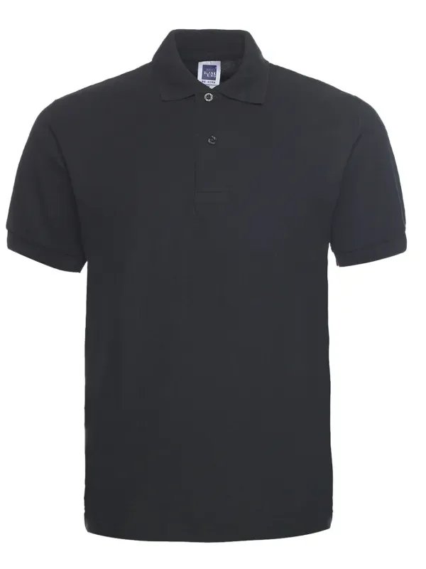 Solid Color Lapel Short Sleeve Polo Shirt Plus Size product image (3)