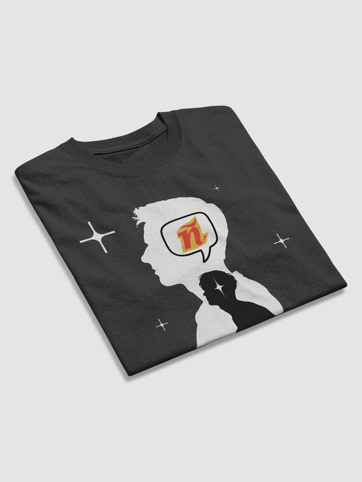 Camiseta manga corta negra (unisex) - Español Dormido product image (3)