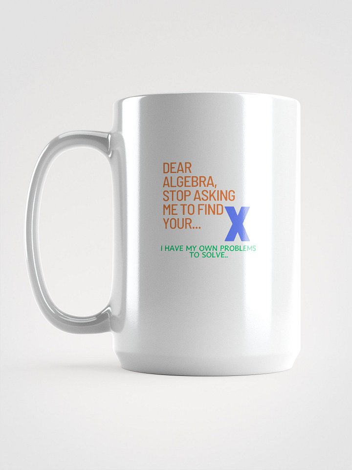 Algebra Woes White Glossy Mug product image (1)