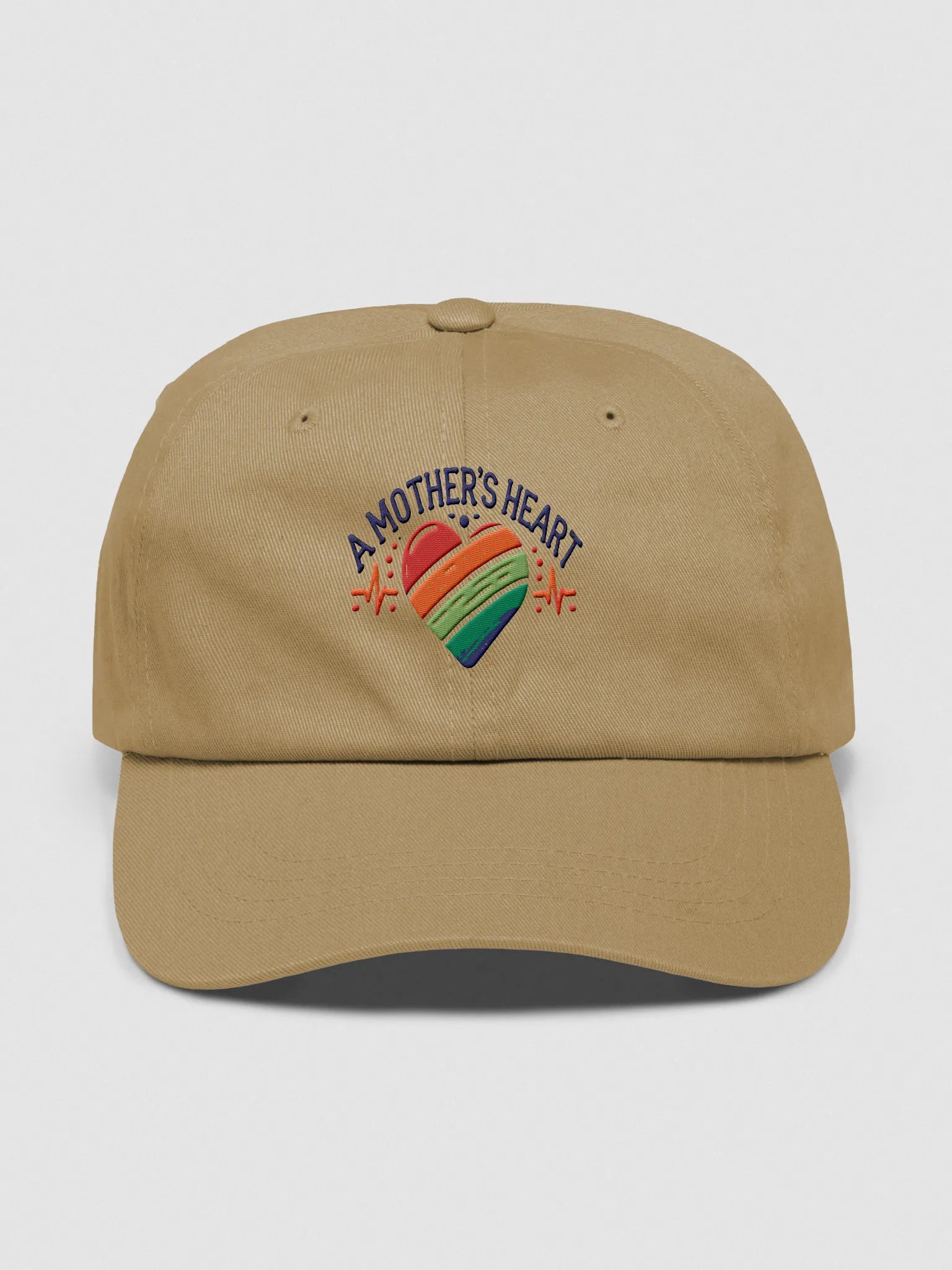 Vibrant Heartbeat Dad Hat product image (1)