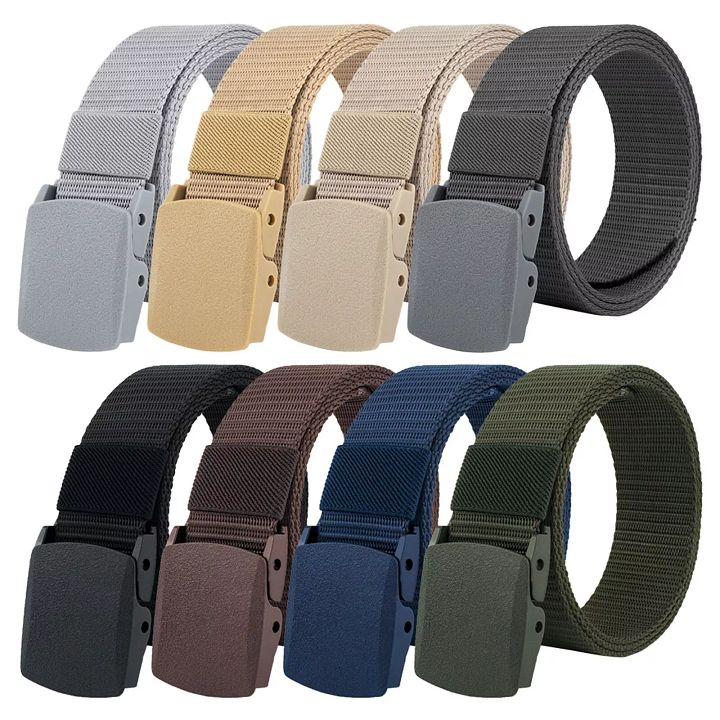 Nylon Belts For Men Mens Belts Casual With Automatic Buckle No Holes Belt product image (1)