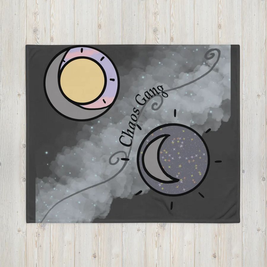 Chaos Gang Throw Blanket product image (4)