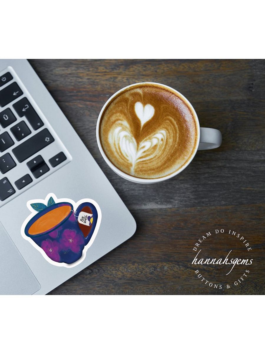 Be Well Navy Sticker product image (3)