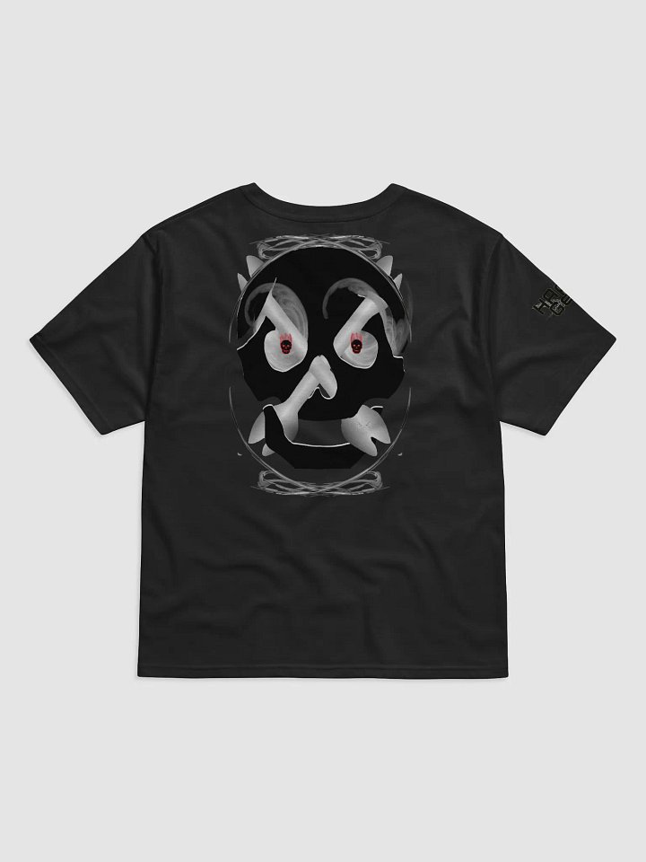 Skull and Bones Inside Design, Smoke and Flaming Skull Eyes - Relaxed-Fit T-Shirt product image (1)
