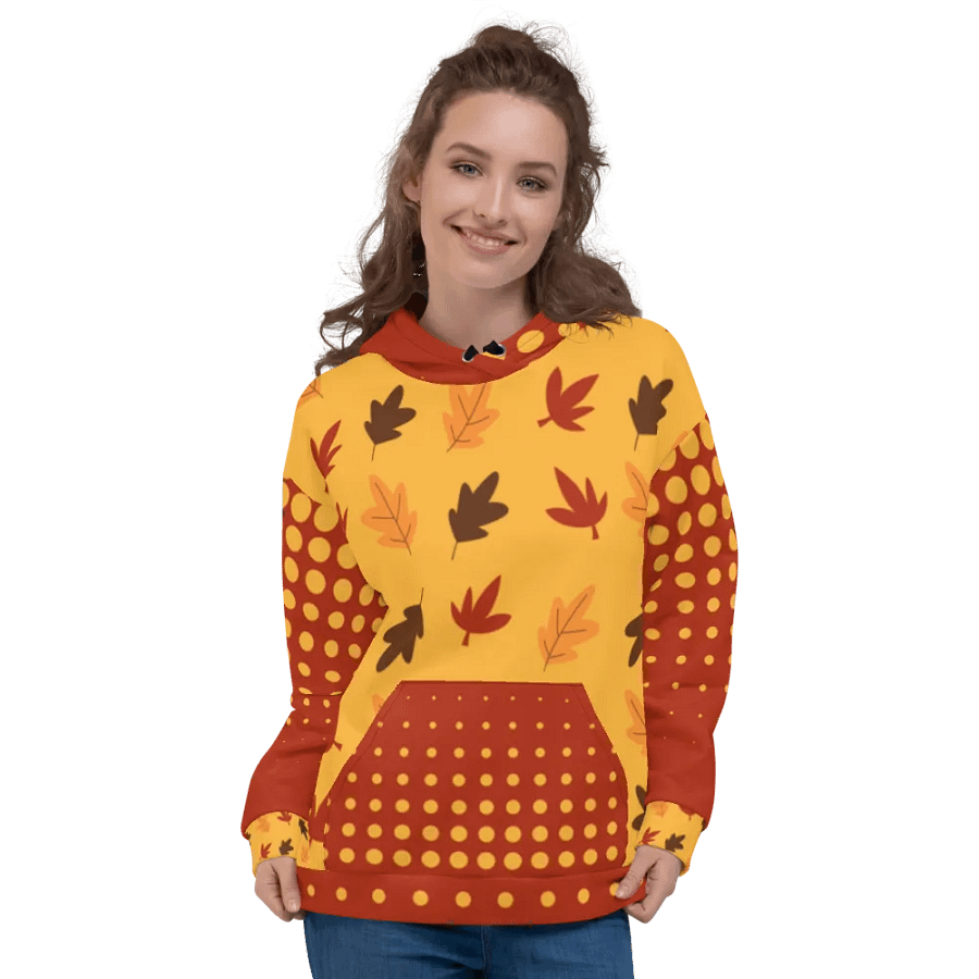 Ochre Leaf Hoodie product image (4)