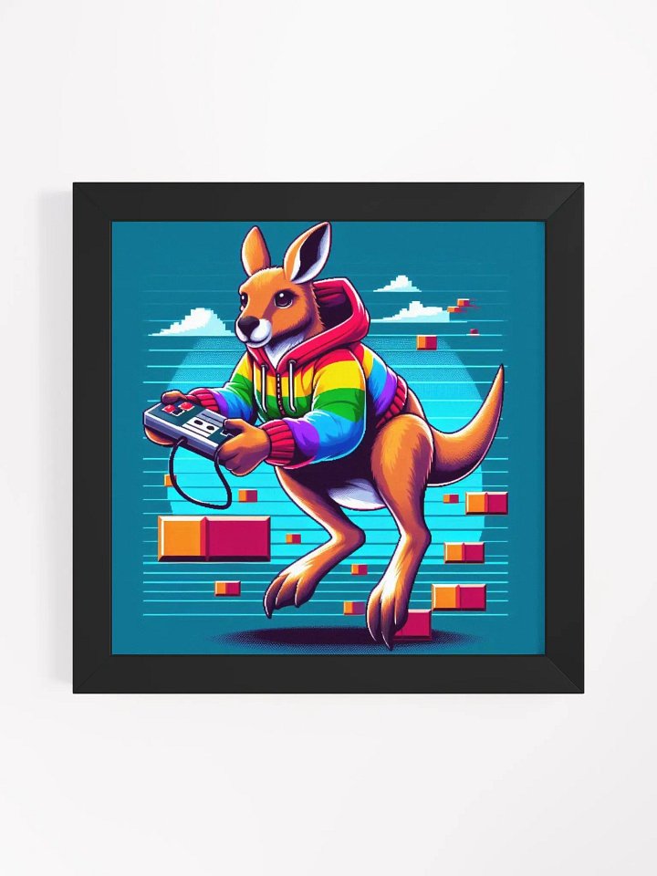 Retro Framed Kangaroo Logo product image (14)