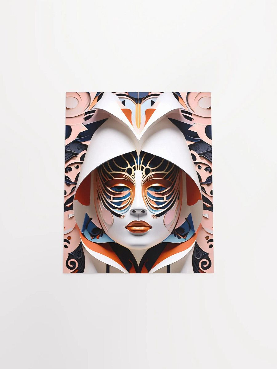 Kabuki Mask 2299 - Poster - Small and Standard Sizes - 8x10-11x14-12x16-16x20 Inches product image (15)