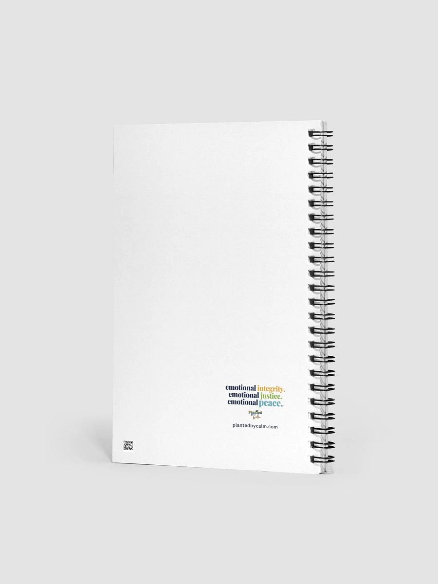 Official Planted By Calm | Calm Keepers Dot Spiral Notebook (Style 3 - Clouds) product image (3)