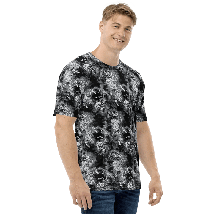 Black and White Graffiti | Crew Neck T-Shirt product image (2)