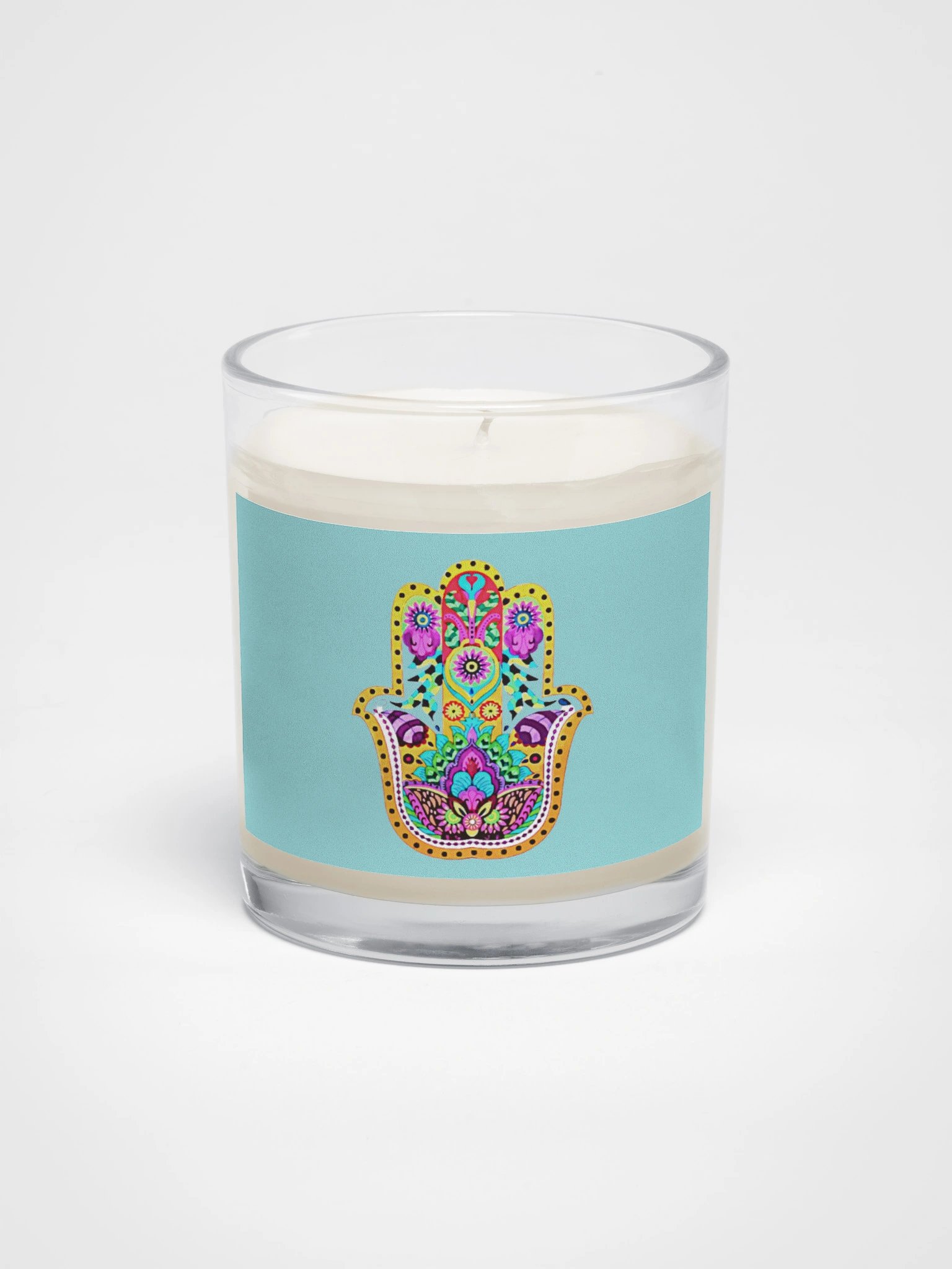 Radiant Hamsa Bloom - Soy Candle product image (1)