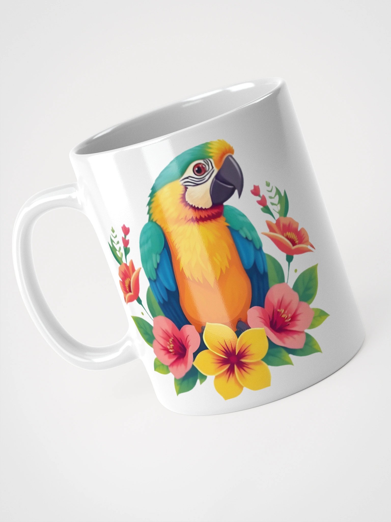 Floral Parrot Mug product image (9)