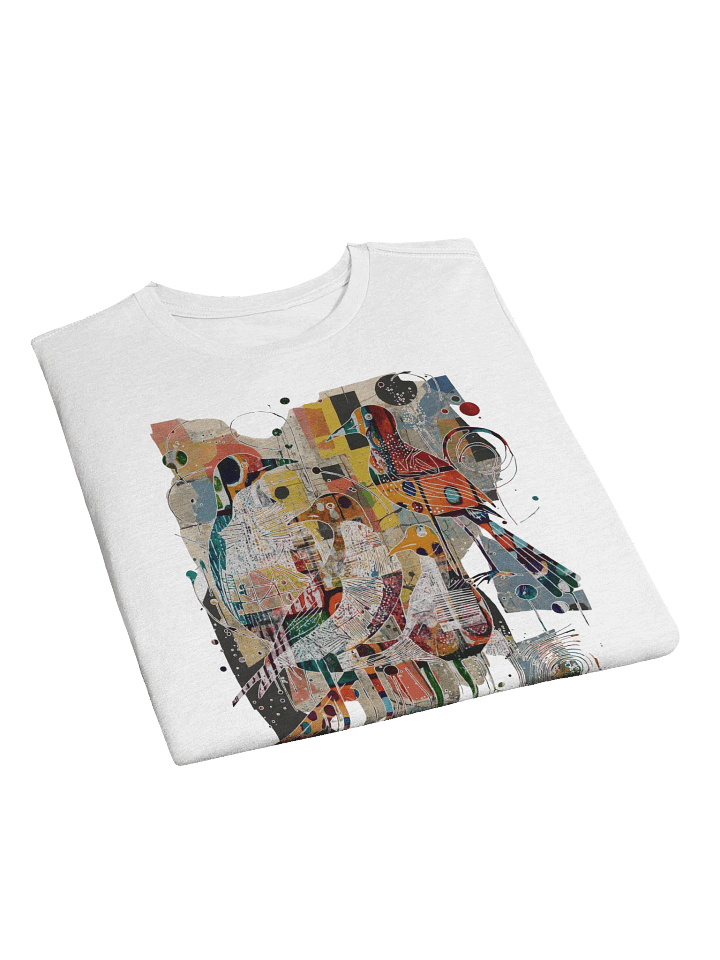 'Gathering' by Edward Martin: Mixed Media Collage T-Shirt product image (1)