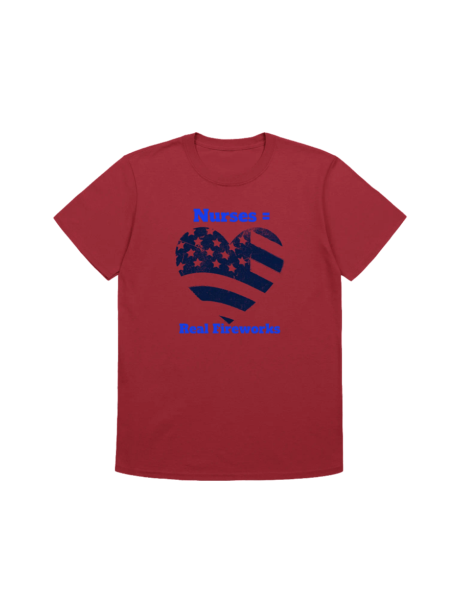 Patriotic Nurses Heart T-Shirt product image (9)