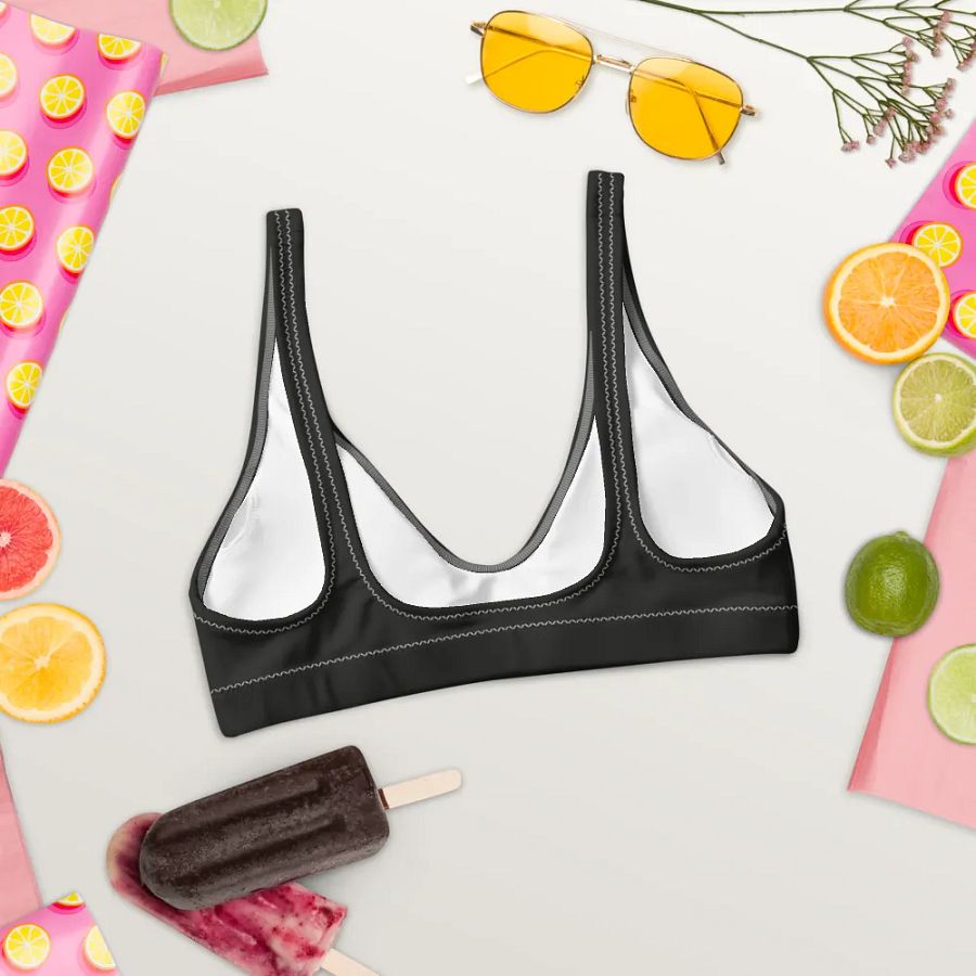 MANN Magazine Black Padded Bikini Top product image (4)