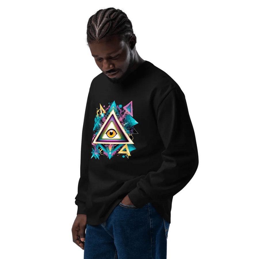 [All Seeing Eye] - Unisex Premium Heavyweight Long Sleeve Shirt product image (14)