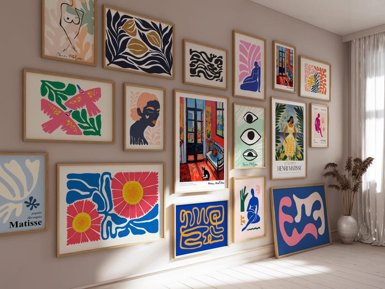 Matisse Art Print Set of 1000+ Aesthetic Matisse Poster product image (4)