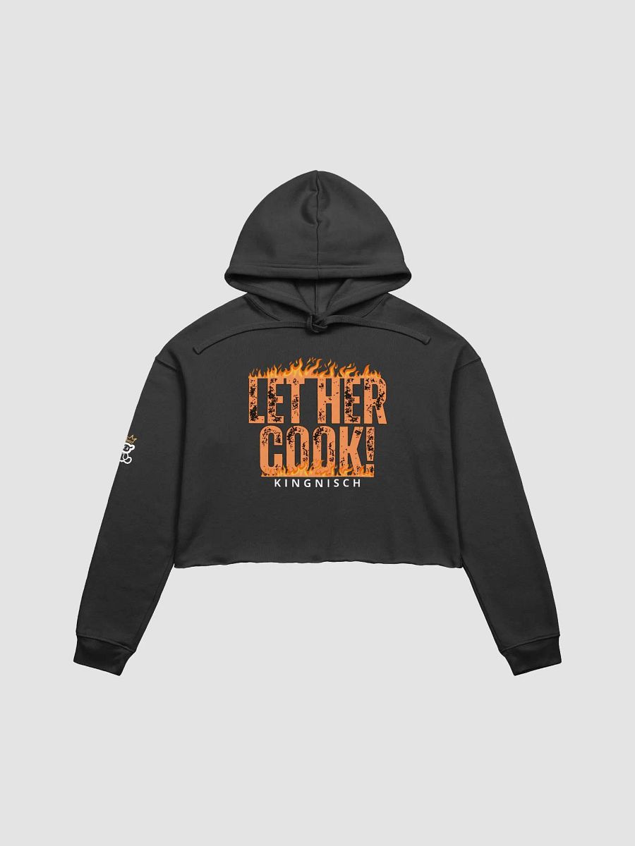 LET HER COOK! Crop Top Hoodie product image (2)