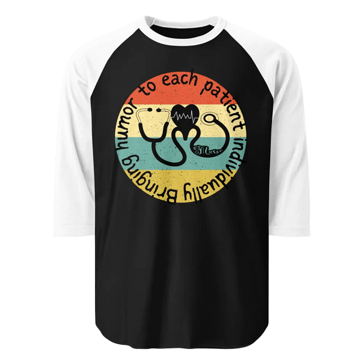 Bringing humor to each patient individually Raglan Tee product image (1)