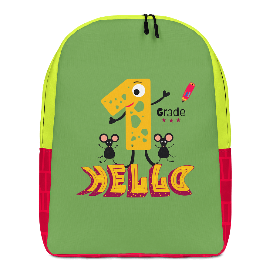 Cheesy Number 1 All-Over Print Backpack product image (2)