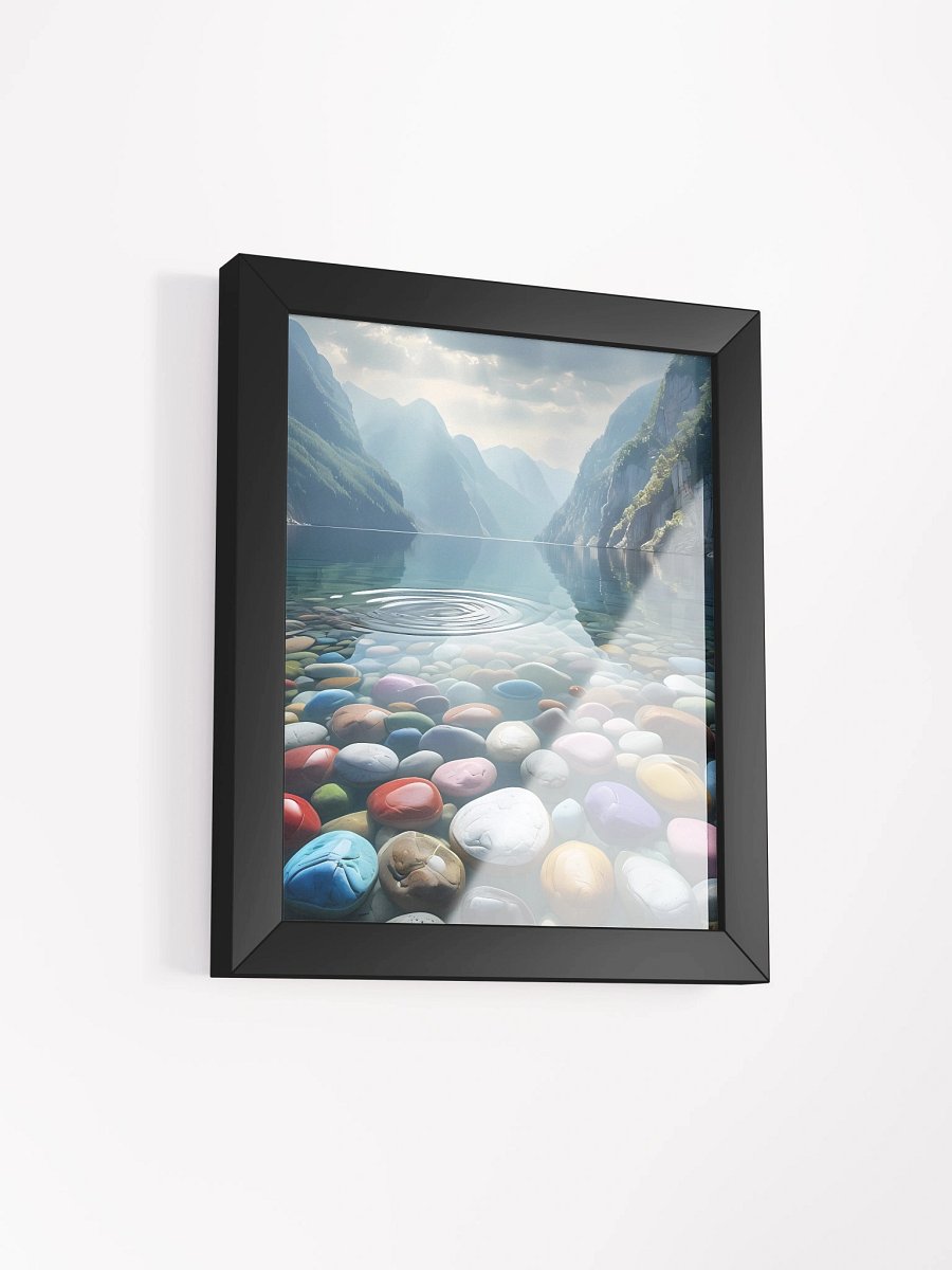 Tranquil Mountain Lake Framed Poster product image (3)
