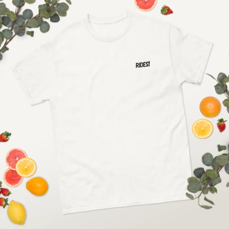 RIDES Plain Tee (White) product image (11)