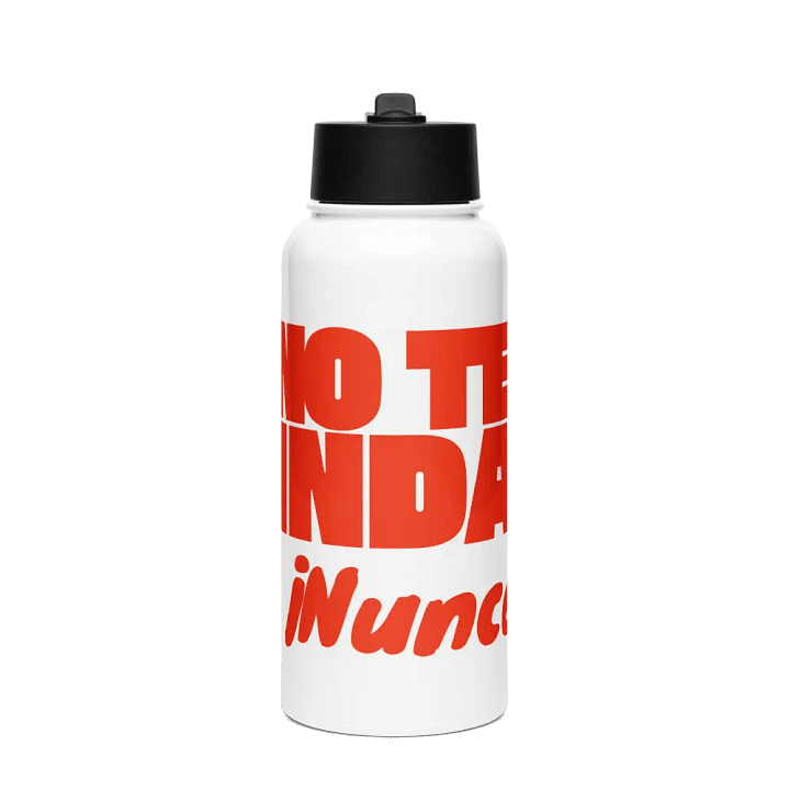 ¡No te rindas nunca! Stainless Steel Water Bottle product image (1)