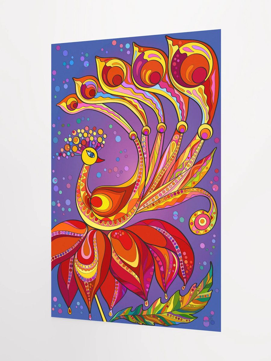 Vibrant Matte Poster Print - Happy Bird product image (3)