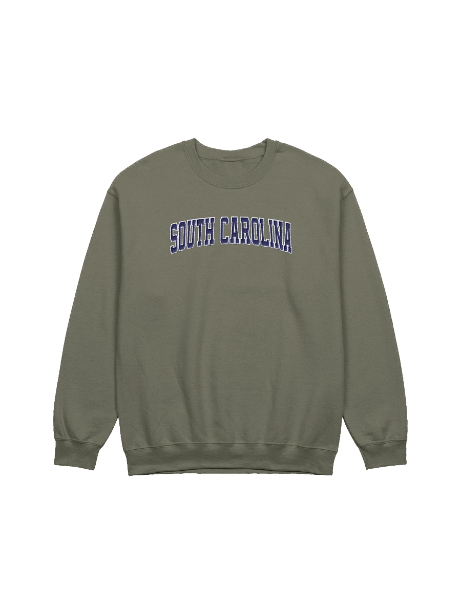 South Carolina Vintage Stylish Embroidery Classic Crewneck Sweatshirt product image (1)