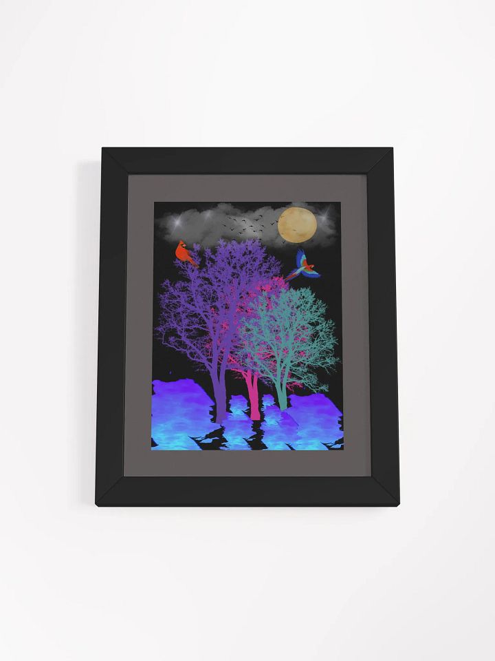 Surreal Moonlit Reflections Framed Poster product image (1)