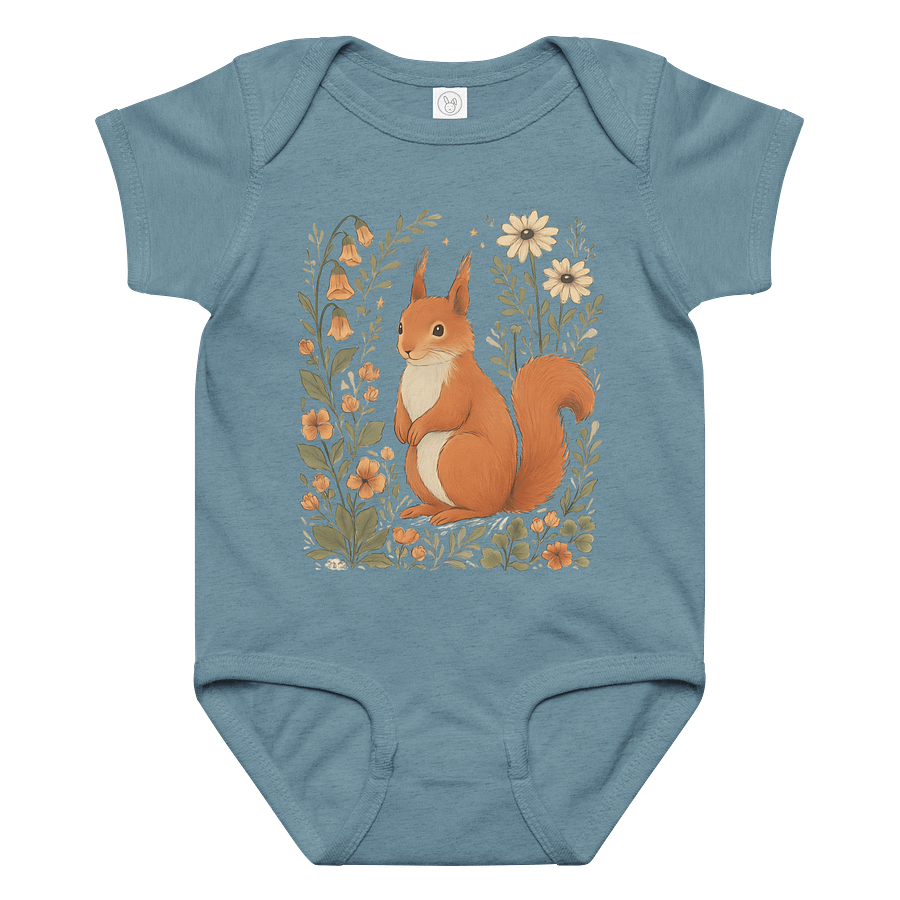 Whimsical Squirrel Baby Bodysuit product image (1)