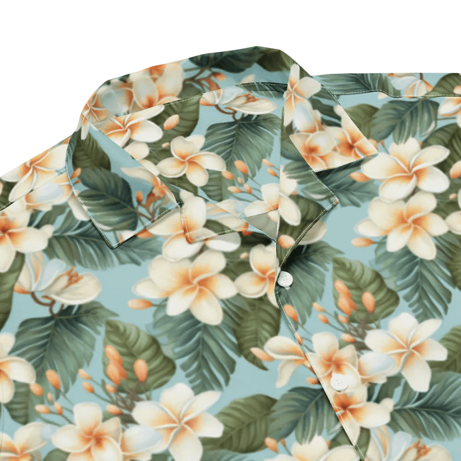 Plumeria Floral Hawaiian Shirt product image (2)