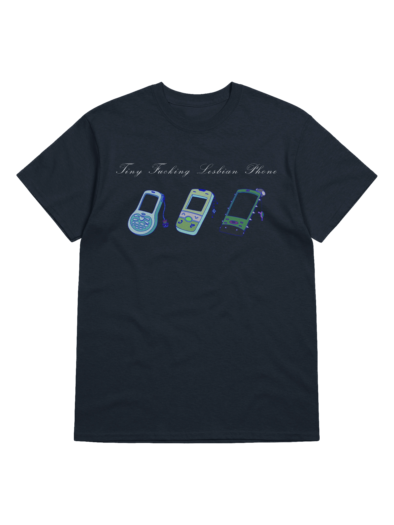 Tiny Lesbian Phone Tee product image (42)